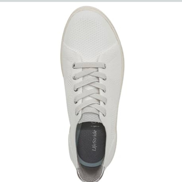 Life Stride, B ZEES Women's White Slide On Air Step Sneakers Sz 10, NEW - Picture 4 of 15